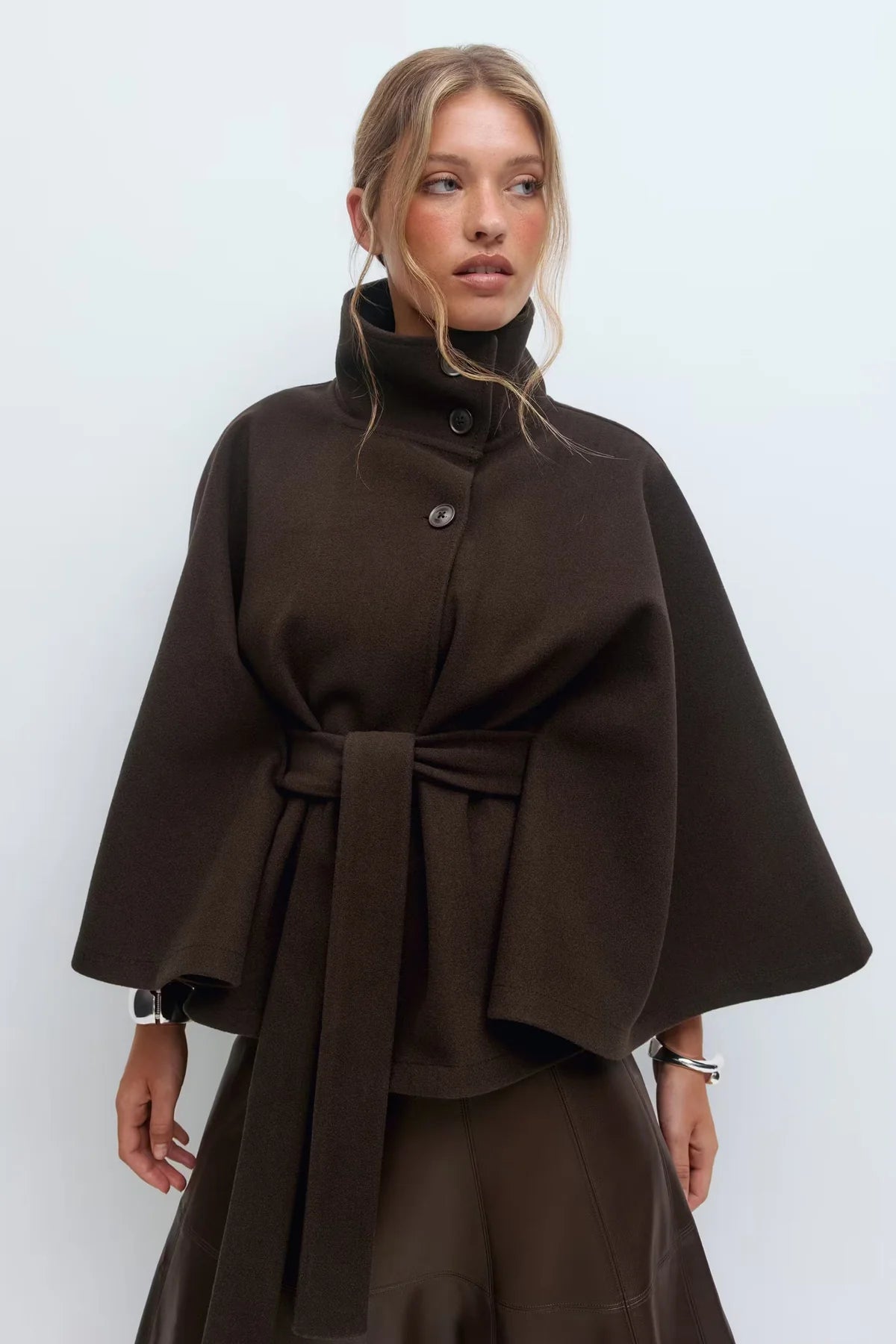 Solenne Cape Coat