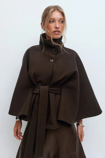 Solenne Cape Coat