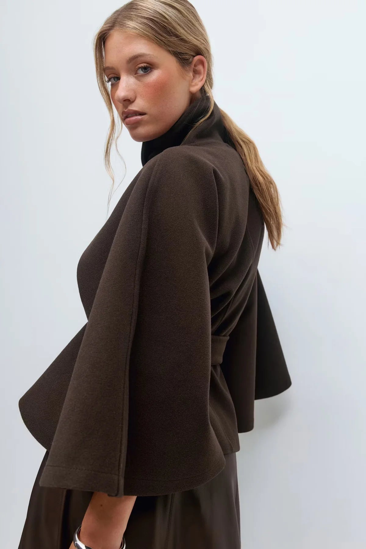Solenne Cape Coat