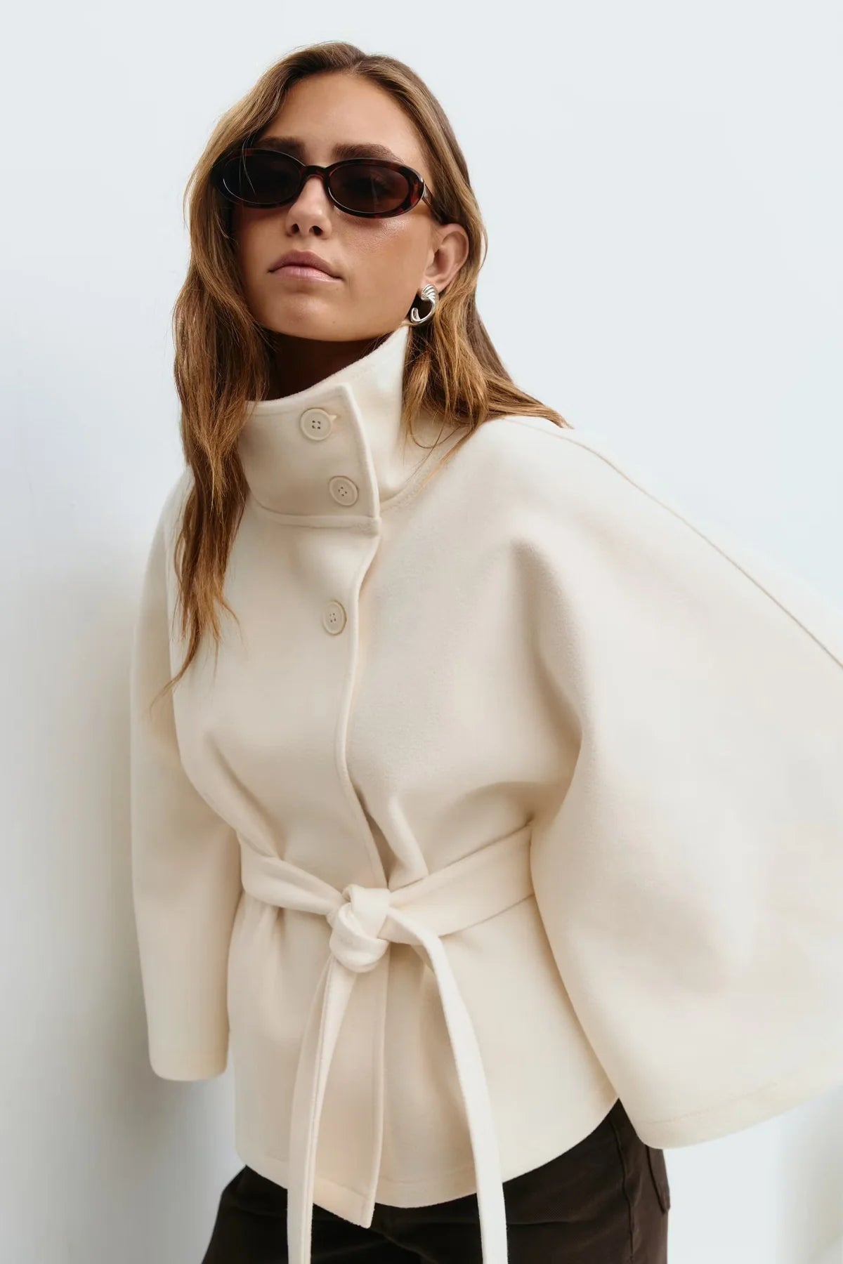 Solenne Cape Coat